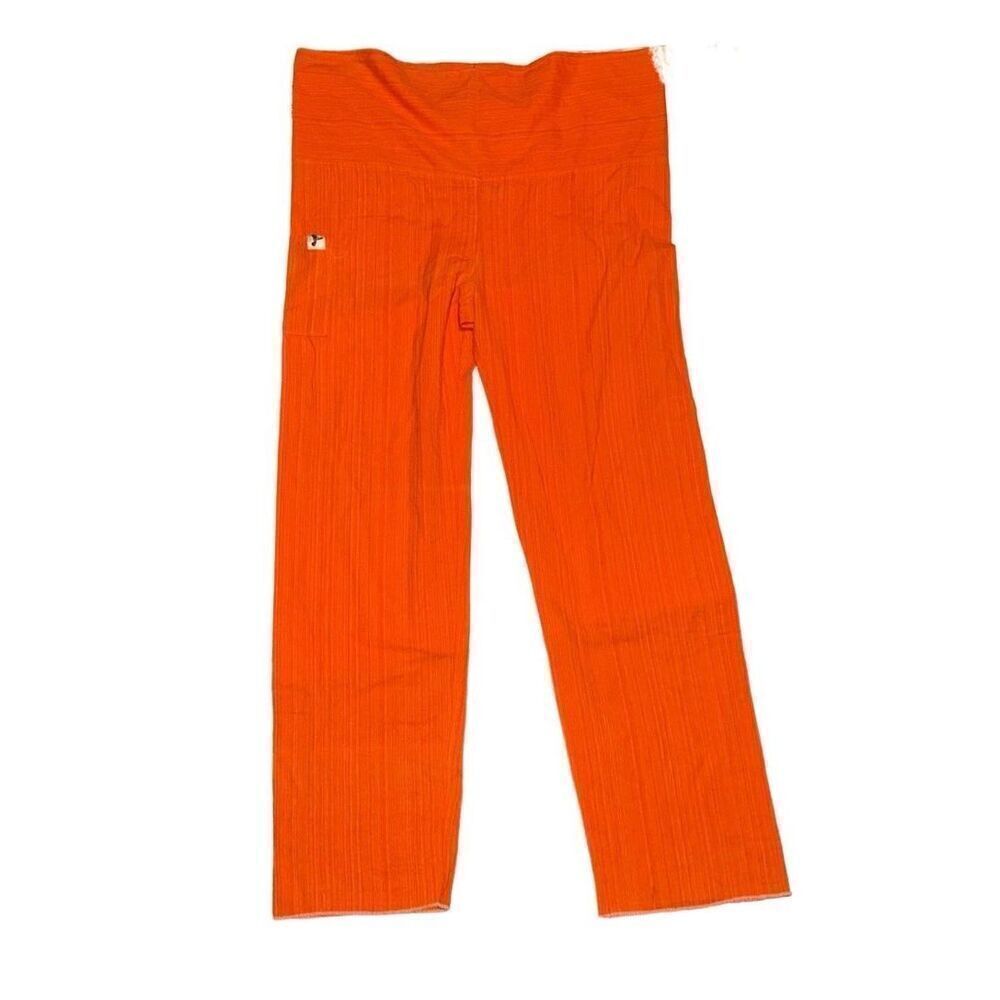 NWOT‎ Made Freedom Women Thai Fisherman Pants Orange M
